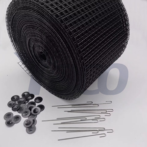 Siyah pvc kaynaklı örgü GÜNEŞ PANELI kuş tel koruma kiti geçirmez güvercin net - Product Image 1