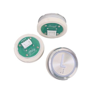A3n18elevator asansör fotoselli düğme LED renk kırmızı yukarı aşağı açık yakın yuvarlak düğme asansör Cop Hop Push Button asansör parçaları - Product Image 6