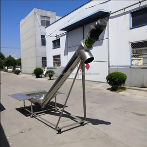 最受欢迎的定制和立式不锈钢螺旋输送机，带清洁系统 - Product Image 4