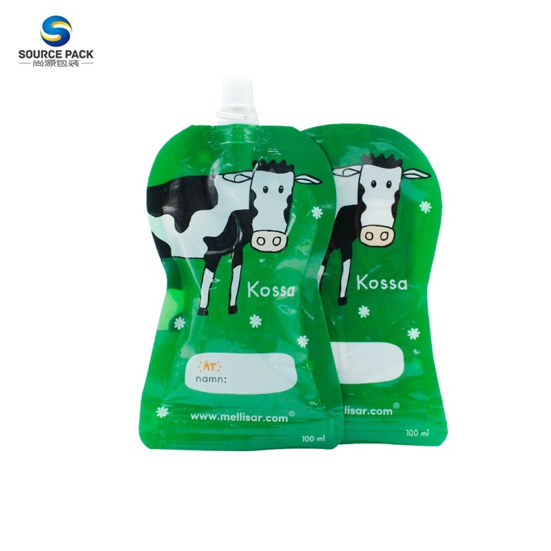Stand Up Spout Reusable Baby Food Pouch