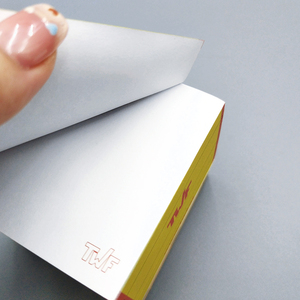 Paleta de madera pequeña con logotipo personalizado, Cubo de notas adhesivas, bloques de Bloc de notas promocionales para uso en la oficina con notas adhesivas personalizadas - Product Image 5