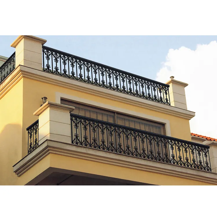 Bel Design griglia in ferro Design per terrazza ringhiera per balcone in ferro battuto Design decorazione per balcone Divisori in alluminio per balcone