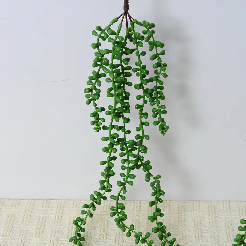 Décoration murale de simulation plantes larmes d'amant verdure artificielle vigne suspendue en plastique tropical