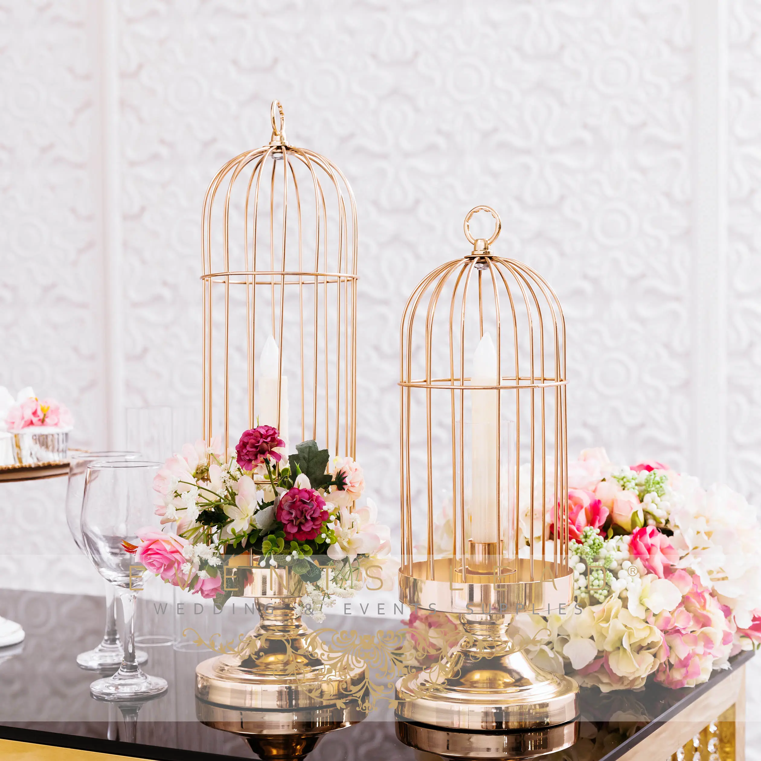 Selling Design Noble Golden SUSANNAH Wedding Candle Holder