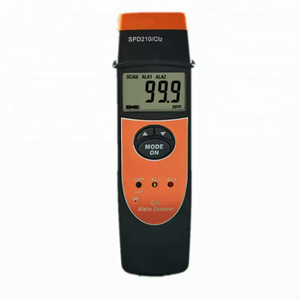 แบบพกพา CL2 เครื่องตรวจจับคลอรีน 0 ~ 100PPM CL2 เครื่องวิเคราะห์ก๊าซ 0.1PPM LCD คลอรีนเครื่องทดสอบเมตรเสียงปลุก Backlight - Product Image 2