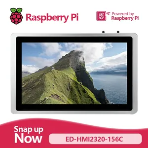 Broadcom BCM2711 ED-HMI2320-156C-1832, Fanless Raspberry Pi CM4 pannello PC con display touchscreen da 15.6 pollici personalizzato - Product Image 4