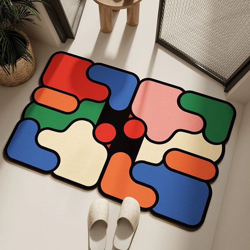 Rubik's Cube Rainbow - Black Background B