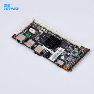 Dual lvds integrado Android mini placa única publicidad quiosco pantalla placa base con procesador 12V