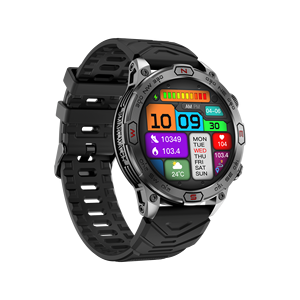 KC86 AI Voice Assistant 1.43''AMOLED 466*466 1AMT Waterproof Heart Rate Monitor for <strong>Android</strong> <strong>IOS</strong> Sport Compass Smart Watch - Product Image 4
