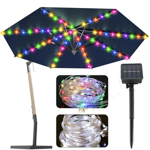 IP65傘ライト104 LEDストリングライトバッテリー式8モードリモコン屋外ガーデンパティオ傘キャンプテント用 - Product Image 1