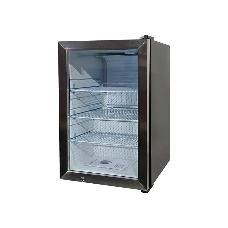 Meisda 68L 수-6 ~ 6 도 제로 냉장고 미니 스테인레스 스틸 상업 디스플레이 냉장고
