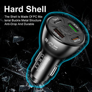 SUV &amp; Sedan <strong>Charger</strong> PD15W/PD20W + QC3.0 <strong>38W</strong> Total Heavy Duty ABS 12V-24V Universal Fit for Phone for Android Tablets - Product Image 5