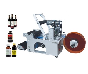 Manuelle Etikett ier maschine für runde Flaschen mit Datums code Hands teuerung Horizontales Fläschchen Etikett ier gerät für kleine Flaschen - Product Image 2