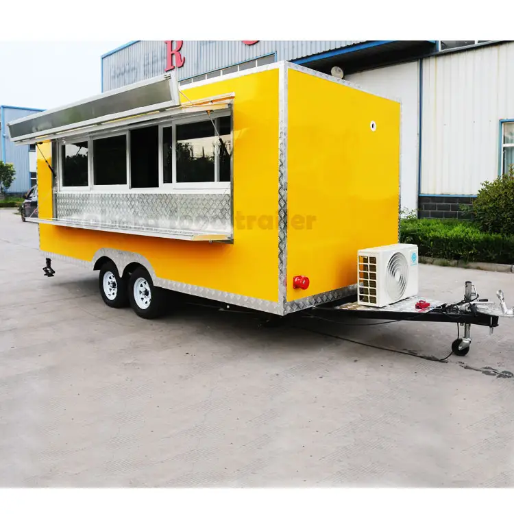 Kiosko de comida rápida prefabricado pequeño, para construcción de hamburguesas, expendedoras de comida, expositor de madera, para comida