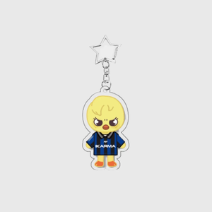 Móc khóa nhựa hình hoạt hình nhóm nhạc KPOP Stray Kids SKZ, charm acrylic thứ 4 trong bộ sưu tập KARMA - Product Image 2