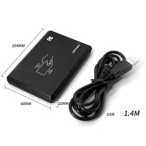 DFD Smart RFID lettore di schede 125KHz 13.56MHz ID IC controllo accessi a doppia frequenza crittografare programmatore NFC lettori con interfaccia USB - Product Image 3