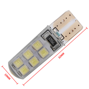 Liwiny T10 Led Mini W5W Bulb RGB Flashing Silicone T10 12SMD 2835 LED Car Reading <strong>Light</strong> License Plate Bulbs Parking T10 <strong>Light</strong> - Product Image 5