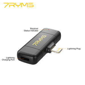 7RYMS 2.4G Zweikanal-Funk mikrofon Rimo S1 LN