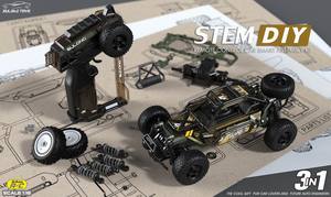 1:18 ölçekli kök radyo kontrol oyuncaklar RC uzaktan kumanda oyuncak Rc araba DIY montaj kiti çocuklar için - Product Image 3