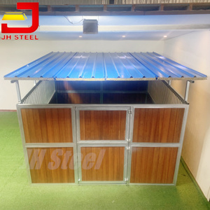 Prefabrik özel yapı at ahırlar çatı hızlı montaj binicilik tesisi ile veya olmadan çeşitli dolgu seçenekleri - Product Image 4