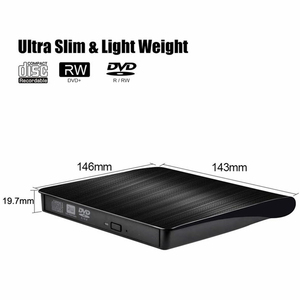 EDD08外置DVD驱动器光学DVD刻录机托盘USB3.0型光盘/DVD RW刻录机刻录机驱动器，适用于Macbook Wins笔记本电脑 - Product Image 3