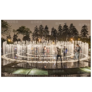 Mini fontana musicale circolare personalizzabile per il controllo del programma per le caratteristiche del giardino quadrato all'aperto - Product Image 5