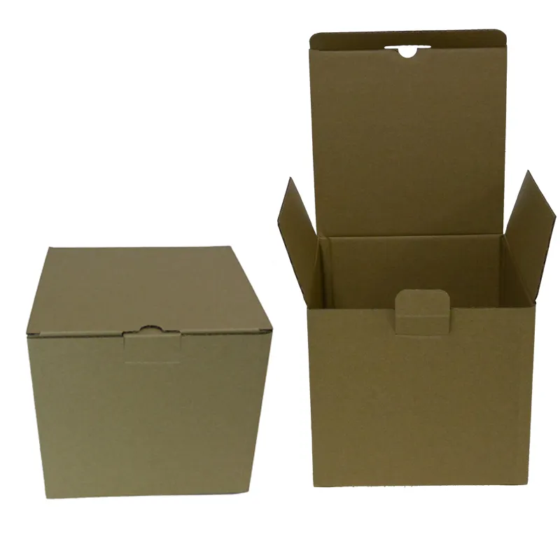 Customized luxury 10x10x10 kraft paper box