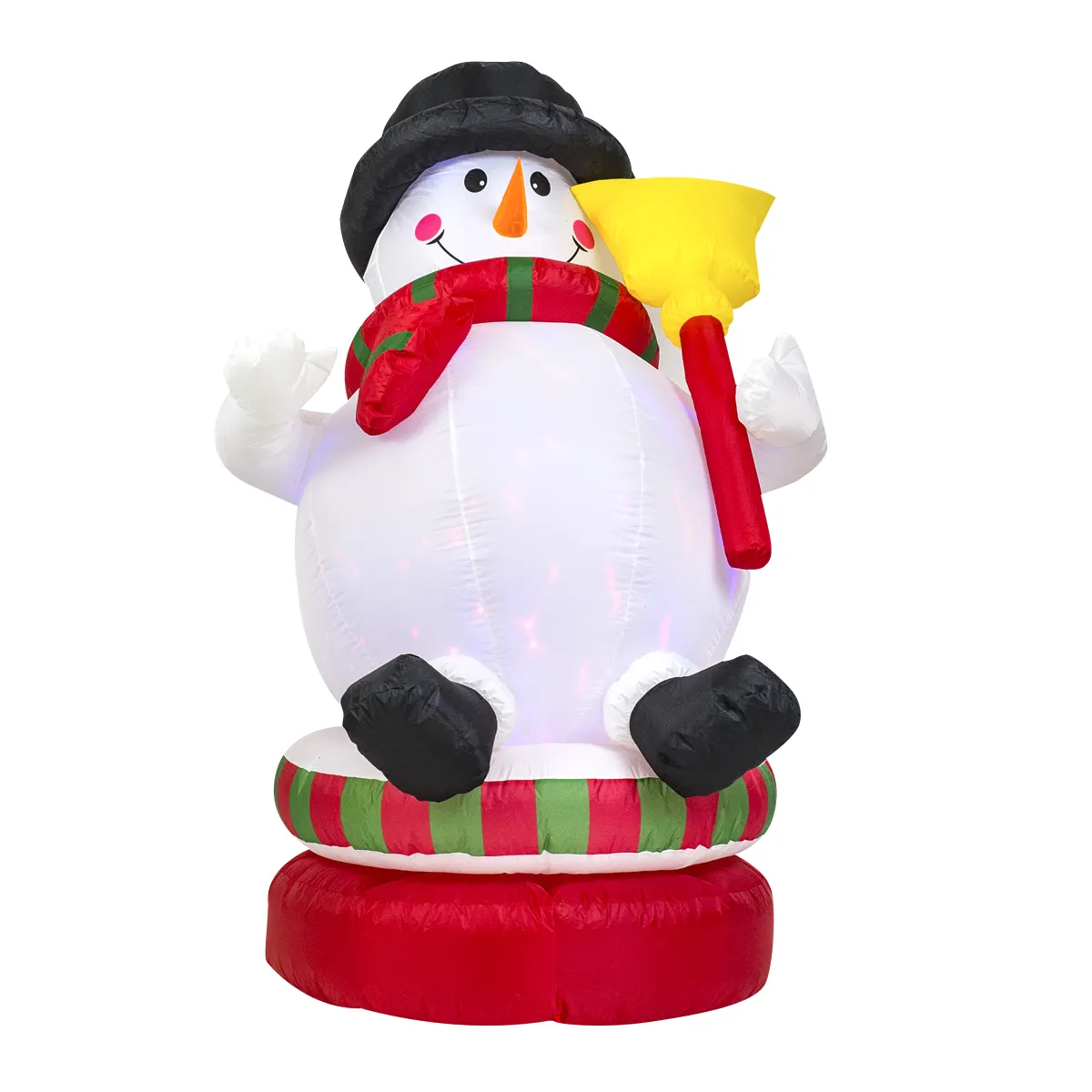 Hotsale LED RGB inflable escultura de la decoración de la Navidad 3D Led MOTIVO DE muñeco de nieve de Navidad Luz