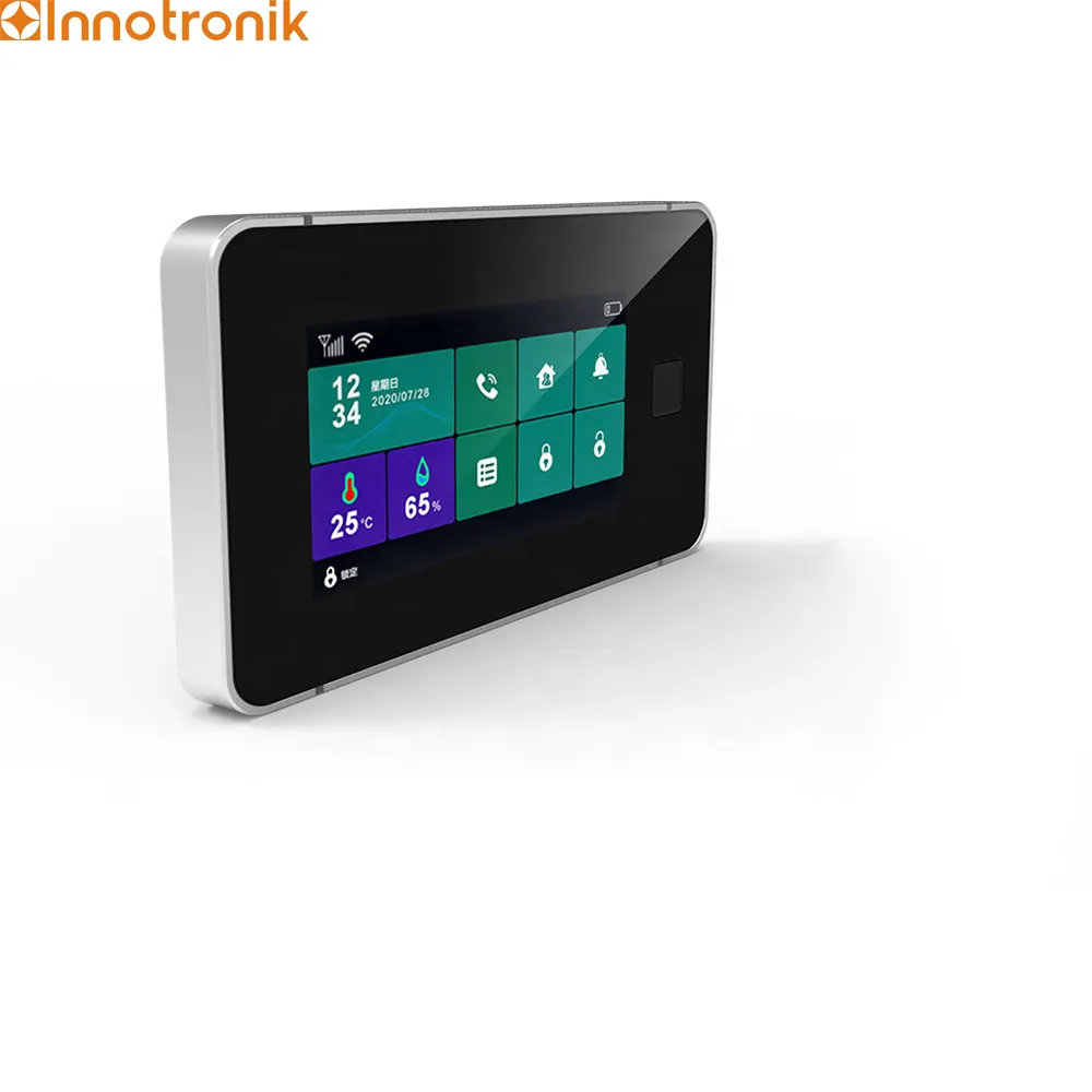 Innotronik-sistema de alarma antirrobo para el hogar, Kit de alarma de seguridad para el hogar inteligente, con pantalla táctil GSM, WiFi, Tuya, 4G/Wifi