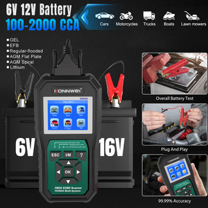 KONNWEI KW420汽车诊断工具所有OBDII功能全系统扫描仪，带DPF油电池复位 - Product Image 3