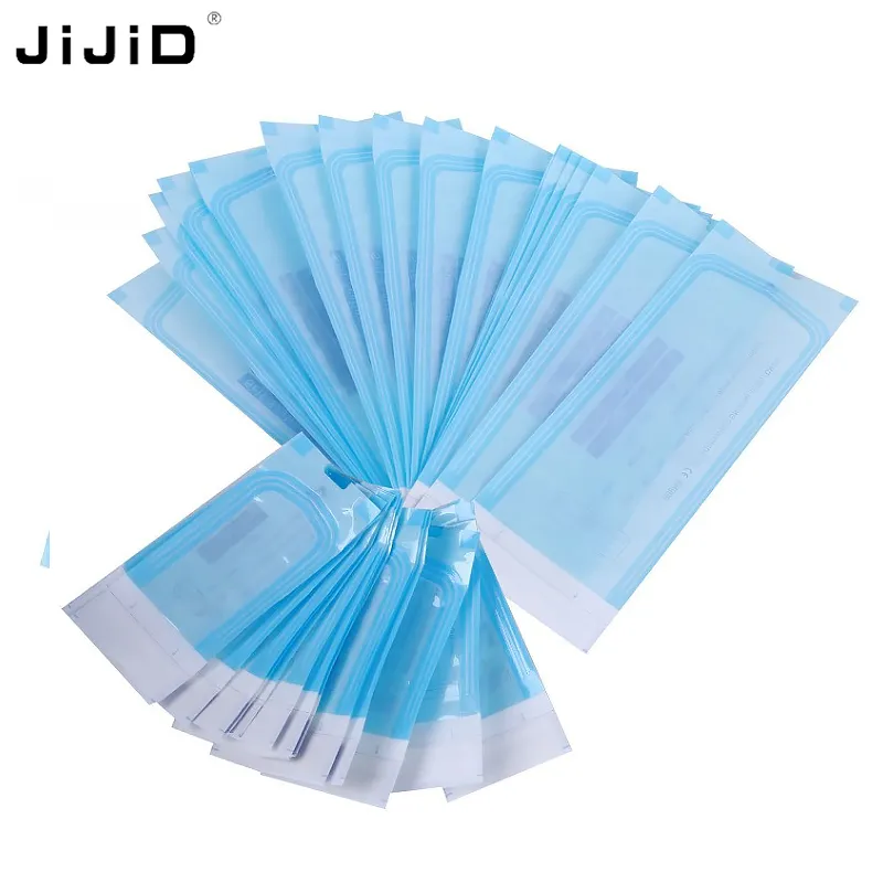 JIJID消毒ツールセルフシール滅菌紙袋滅菌包装ポーチ使い捨てオートクレーブ滅菌紙袋