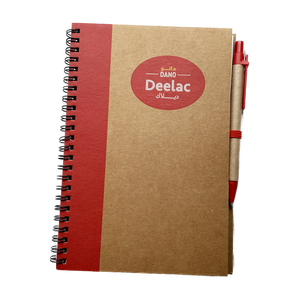 Spiral <strong>Notebook</strong> Kraft Cardboard Cover A5 With Pen Mini <strong>Notebook</strong> With Pen A7 Custom <strong>Notebook</strong> With Pen - Product Image 1
