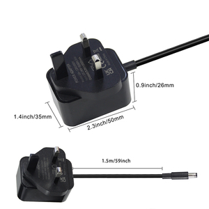 Adattatore di alimentazione con spina UK di alta qualità 5521MM 5V 12V 1A 2A 24W 3A alimentatore a corrente alternata adattatore di alta precisione - Product Image 3