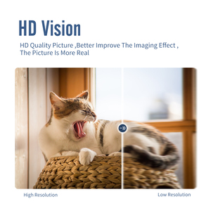 KW-400 Modern Smart <strong>Home</strong> 1080p HD Wireless <strong>Intercom</strong> Camera Two-Way Voice with Shaking Head Cloud Data Storage Memory Card Option - Product Image 5