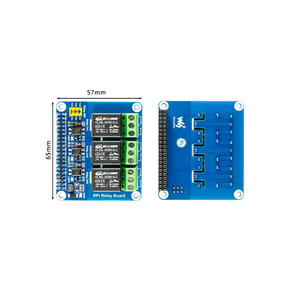 5V 3 Channel <strong>Relay</strong> Module Shield Expansion Board HAT Kit for RPi <strong>Raspberry</strong> <strong>Pi</strong> 4B 3B+ 3B 3 Accessories