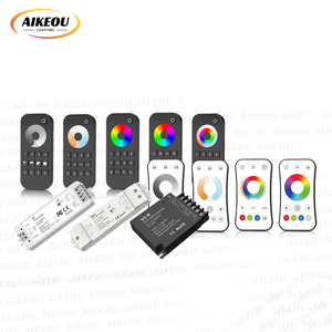RGBCCT RGB RGBW脉宽调制SPI RGBWIC遥控器12V 24V VP V1发光二极管智能条形灯发光二极管控制器 - Product Image 1
