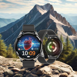 Akıllı saat 2023 erkekler sağlık izleme 1.43 "AMOLED ekran BT çağrı su geçirmez akıllı saat su geçirmez GE30 Android akıllı saat - Product Image 4