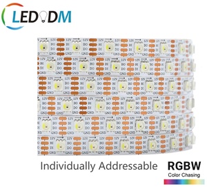 Programmier bare RGBW Dream Color LED-Streifen leuchte 5V 12V 24V RGB IC-Garantie WS2811 DMX512 60LED 144LED Adressierbarer RGB-LED-Streifen - Product Image 4