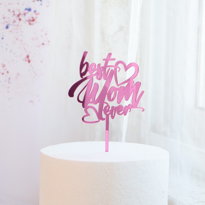 meilleure maman-rose rouge