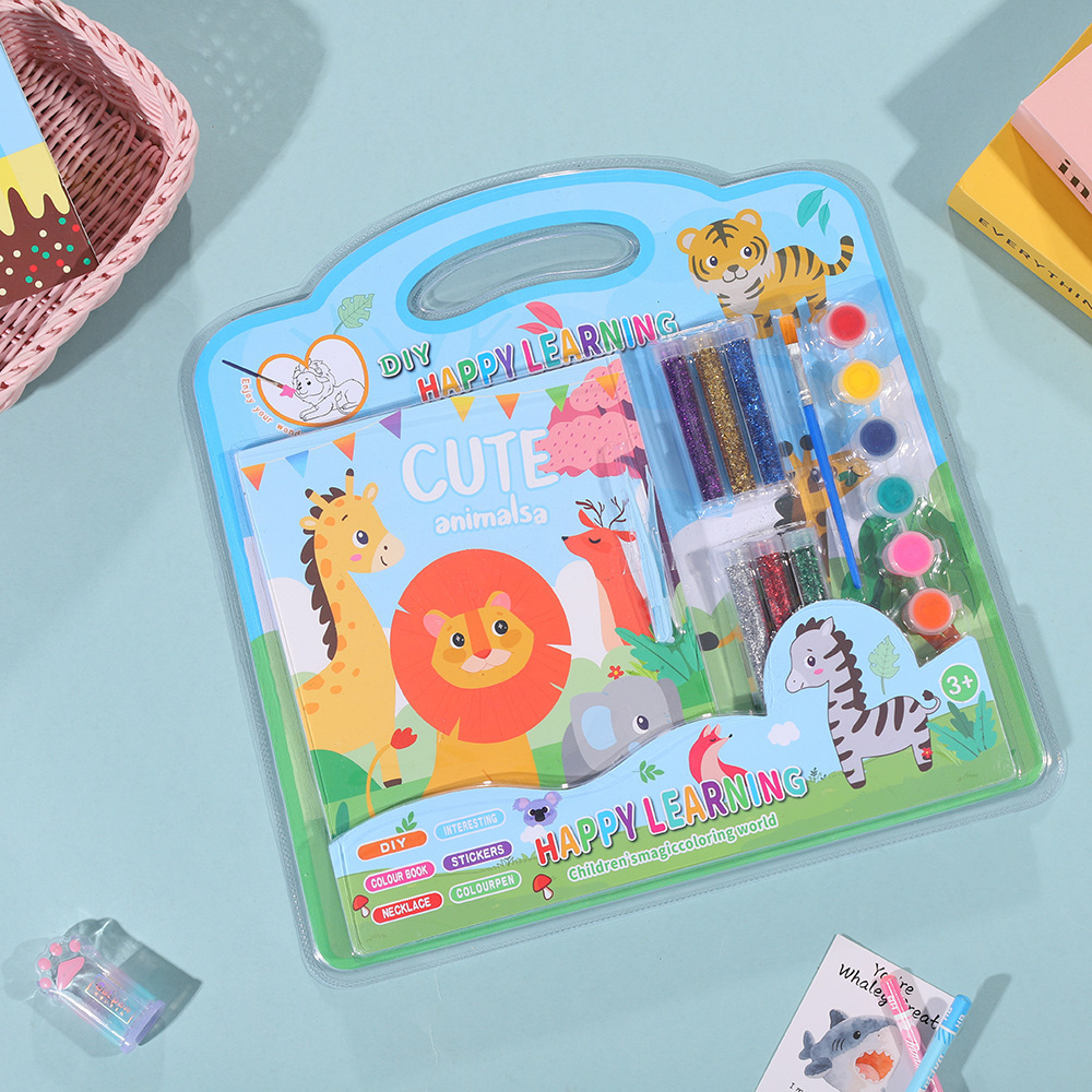 Animal set-including paint pen