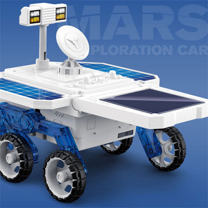 キッドSTEMサイエンスエンジニアリングミニDIY組み立てマーズローバーカーキット小型ロボットパワーソーラーパネルおもちゃ - Product Image 4