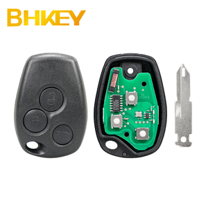 Renault Megane Modus için Clio Logan Kangoo Sandero Duster 3 BTN araba uzaktan anahtar Fob 433Mhz PCF7946 çip NE72 VA2 VAC102 bıçak - Product Image 2
