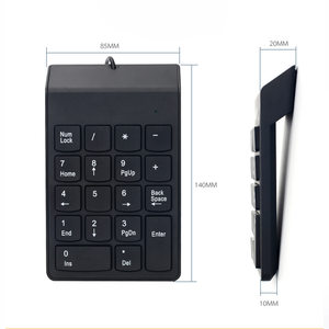 USB cablato Mini tastiera numerica universale tastiere numeriche per Laptop Desktop Keycap PC Computer Numpad 18 tasti tastiere