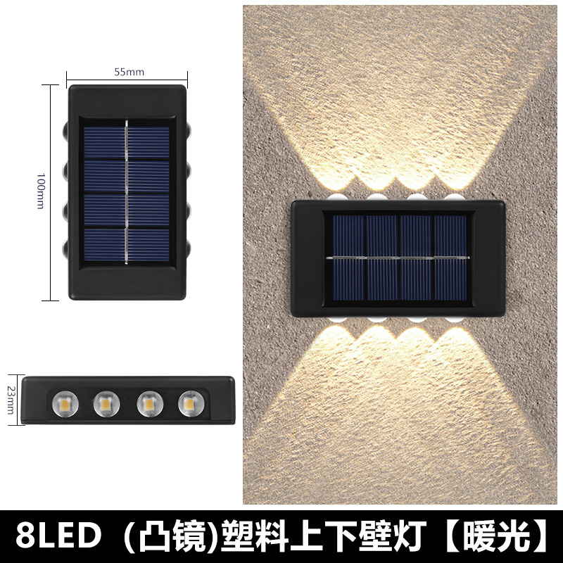 8 LED cálidos