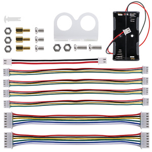OPEN-SMART 4WD Serial blvetooth-Compatible Control Gear Motor Smart Car Kit Easy-plug colorido XH 2,54mm socket para Arduino
