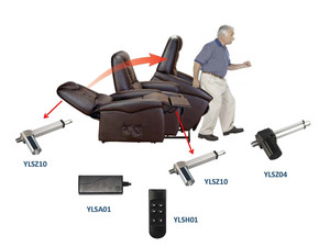 De alta calidad mini actuador lineal con control remoto inalámbrico - Product Image 2