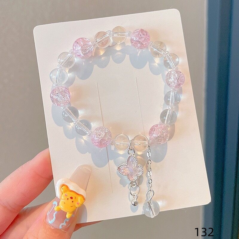 Butterfly bell in iridescent pink