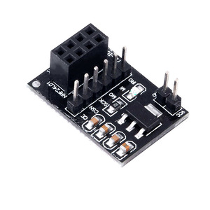 NRF24L01 adattatore Wireless modulo 3.3V nuova presa adattatore piastra per 8pin per arduino Robot auto 24 l01 modulo Wireless - Product Image 1
