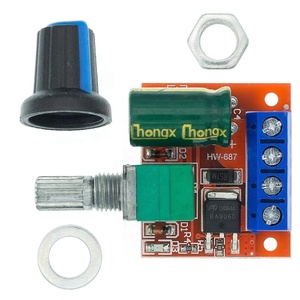 5A 90W PWM 12V DC Motor drehzahl regler Modul DC-DC 5V-35V Einstellbarer Drehzahl regler Reglersc halter 24V - Product Image 5