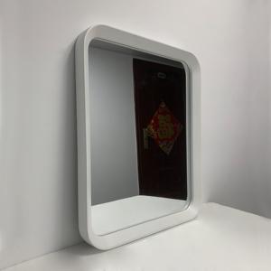 浴室装饰用大型牢不可破的全长梳妆墙镜简单高级定制矩形木框 - Product Image 1